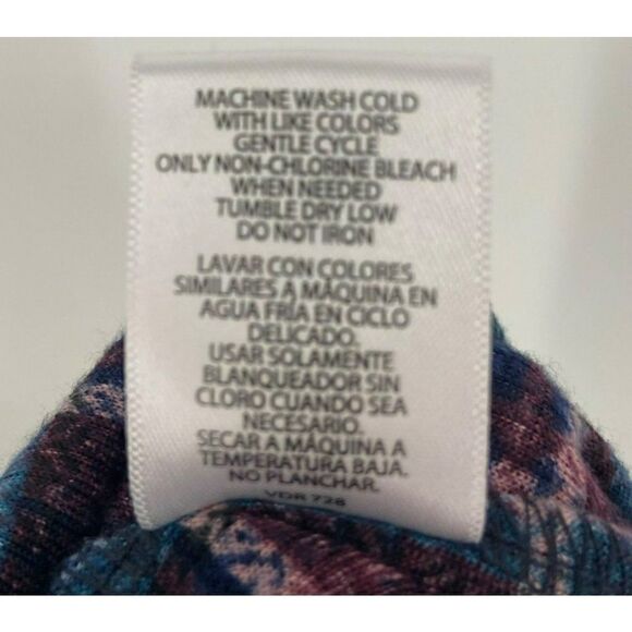 Eddie Bauer Sleepwear Plaid Womens Sleep Shorts Blue/Burgundy Large - Picture 7 of 7